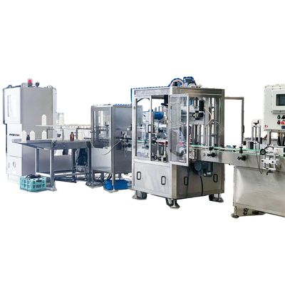 Fully Automatic 250-500ml Small Bottle Filling Machine with 6-16 Nozzles and 1000-2000 BPH Speed