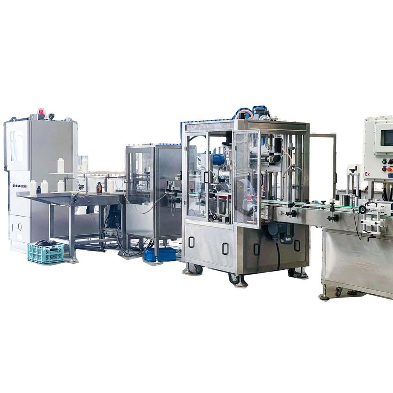 Fully Automatic 250-500ml Small Bottle Filling Machine with 6-16 Nozzles and 1000-2000 BPH Speed