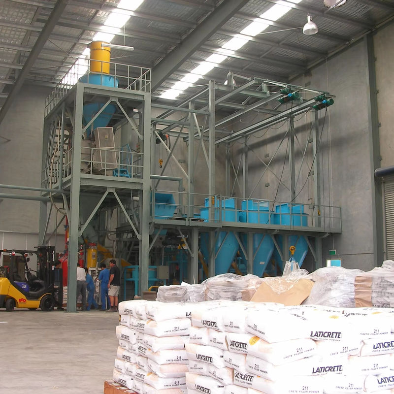 15000Ton/Year Semi-Auto Dry Mortar Mix Plant with 1 Year Warranty and 380 V Voltage for Construction